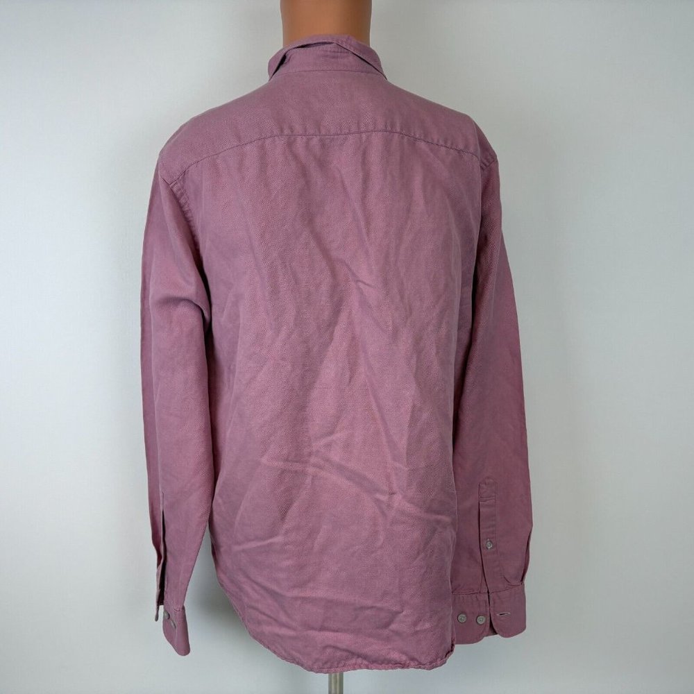 UNTUCKit Harken Shirt Mens Size XL Red Button Up Long Sleeve Wrinkle Free - Picture 3 of 5